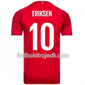 Danmark VM 2018 Eriksen 10 Hjemme - Fodboldtrøjer(S/S)